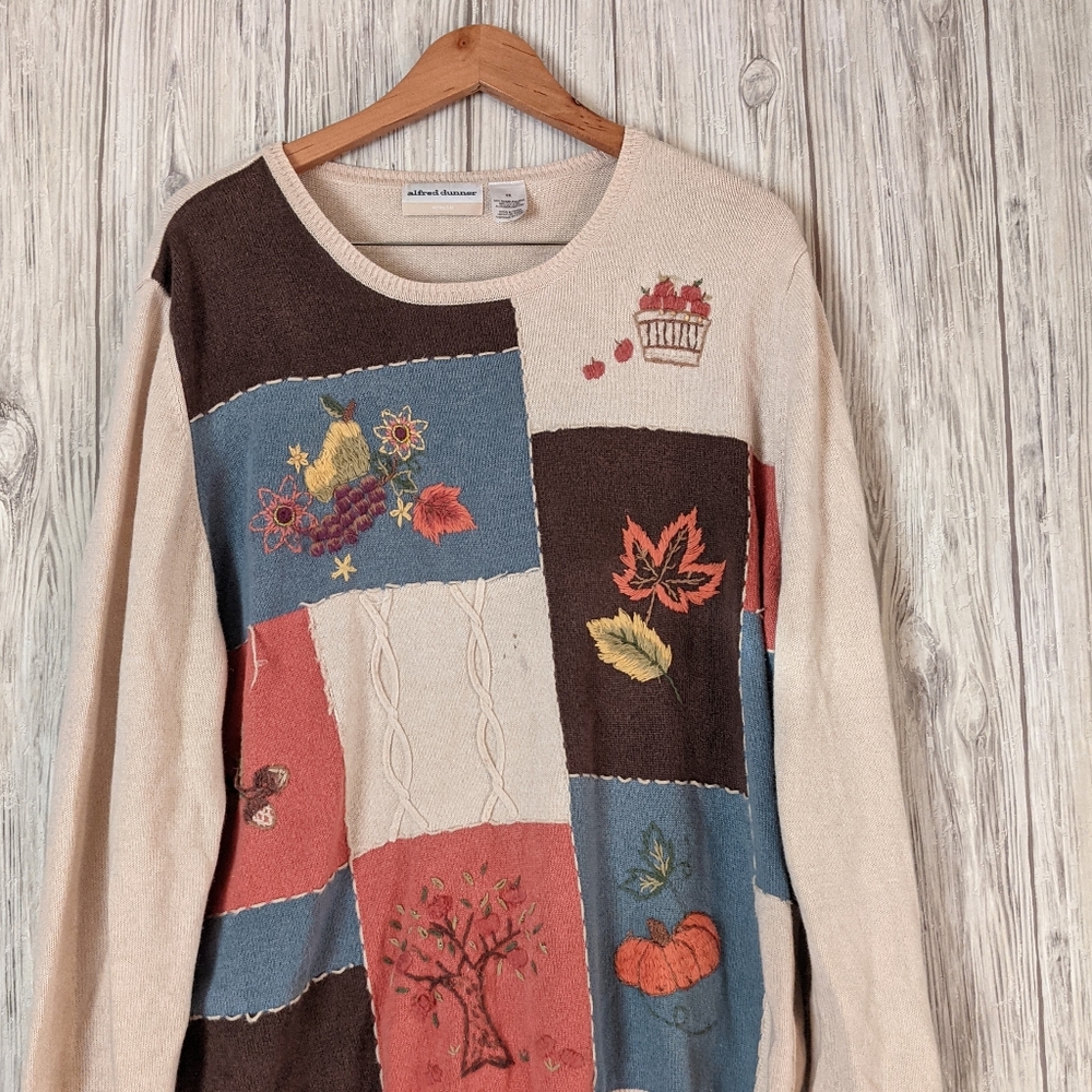 Vintage Alfred Dunner Autumnal Sweater - Picture 9 of 9